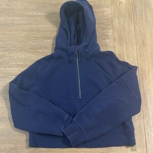 lululemon scuba cropped blue